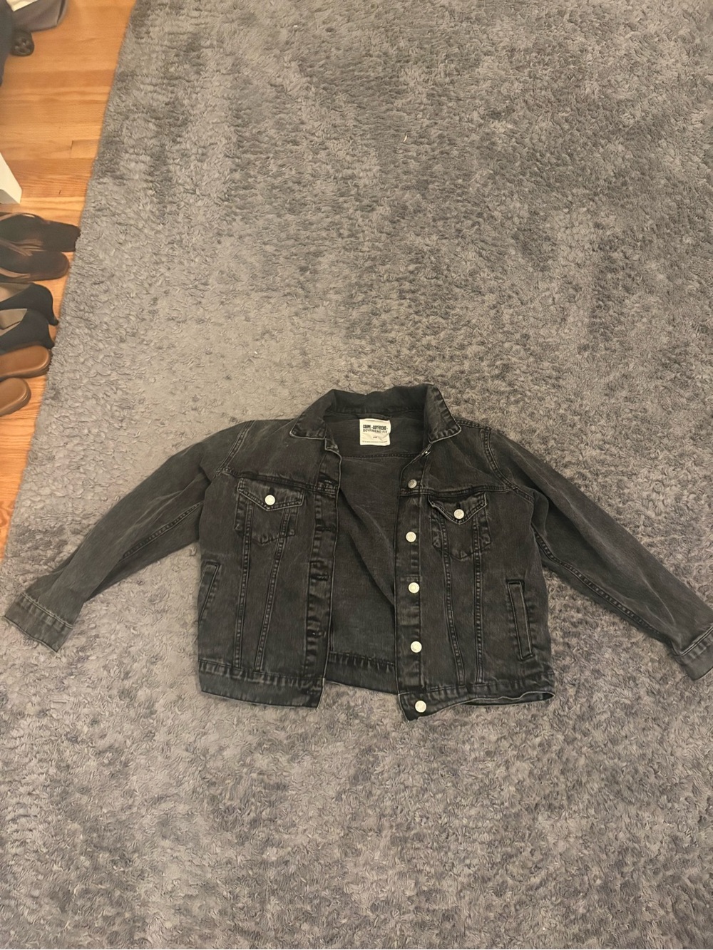 Garage Black Denim Jacket